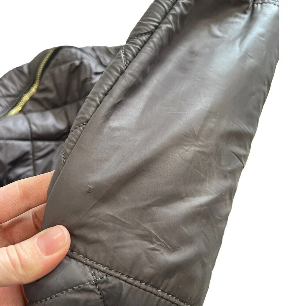 Tutilo Boost Gray Nylon Quilted Backpack